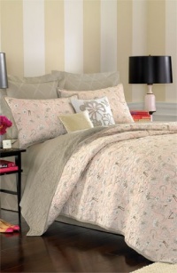 Florence Broadhurst For kate spade new york Egrets Blush Pink Floral King Quilt Florence Broadhurst For kate spade new york Egrets Blush Pink Floral King Quilt