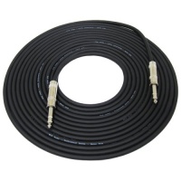 GLS Audio 25ft Patch Cable Cord - 1/4 TRS To 1/4 TRS Black Cable - 25' Balanced Snake Cord GLS Audio 25ft Patch Cable Cord - 1/4 TRS To 1/4 TRS Black Cable - 25' Balanced Snake Cord
