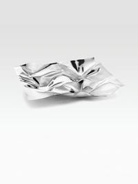 From the Masterpiece Collection. Originally created by Verner Panton in 1988, this dramatic design, today a Georg Jensen classic, is nicknamed car crash for its striking shape of undulating folds in metal.Stainless steel 3H X 14¼W X 17¼L Dishwasher safe Imported From the Masterpiece Collection. Originally created by Verner Panton in 1988, this dramatic design, today a Georg Jensen classic, is nicknamed car crash for its striking shape of undulating folds in metal.Stainless steel 3H X 14¼W X 17¼L Dishwasher safe Imported