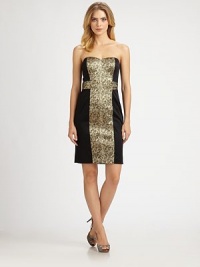 Leave it to a timeless sweetheart neckline to create an ultra-feminine silhouette. Its metallic details truly make this design pop.Sweetheart necklineSleevelessBack zipperFully linedAbout 22 from natural waistAcetate/cotton/polyester/elastaneDry cleanImportedSIZE & FIT Model shown is 5'10½ (179cm) wearing a US size 4. Leave it to a timeless sweetheart neckline to create an ultra-feminine silhouette. Its metallic details truly make this design pop.Sweetheart necklineSleevelessBack zipperFully linedAbout 22 from natural waistAcetate/cotton/polyester/elastaneDry cleanImportedSIZE & FIT Model shown is 5'10½ (179cm) wearing a US size 4.