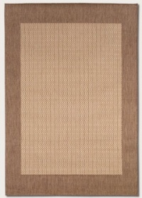 Couristan 1005/3000 Recife Checkered Field/Natural-Cocoa 2-Feet 3-Inch by 7-Feet 10-Inch Runner Rug Couristan 1005/3000 Recife Checkered Field/Natural-Cocoa 2-Feet 3-Inch by 7-Feet 10-Inch Runner Rug