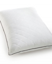 Fall into fabulous feathers with this pillow from Charter Club, featuring plush feather fill and a pure 300-thread count cotton cover with a quilted diamond pattern for supreme comfort. Fall into fabulous feathers with this pillow from Charter Club, featuring plush feather fill and a pure 300-thread count cotton cover with a quilted diamond pattern for supreme comfort.