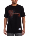 MLB Men's San Francisco Giants Authentic Collection Change Up Short Sleeve Basic Tee by Majestic