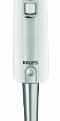 KRUPS GPA10142 Immersion Blender with Stainless Steel Blades and?Beaker Attachment,?White KRUPS GPA10142 Immersion Blender with Stainless Steel Blades and?Beaker Attachment,?White