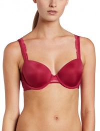 Calvin Klein Women's Seductive Comfort Convertible Contour Bra, Rum Cherry, 38DD Calvin Klein Women's Seductive Comfort Convertible Contour Bra, Rum Cherry, 38DD