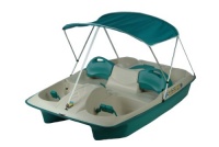 KL Industries Sun Dolphin Sun Slider Adjustable 5 Seat Pedal Boat w/ Canopy KL Industries Sun Dolphin Sun Slider Adjustable 5 Seat Pedal Boat w/ Canopy