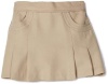 Nautica Sportswear Kids Girls 2-6x Poly Pleated Scooter, khaki, 6