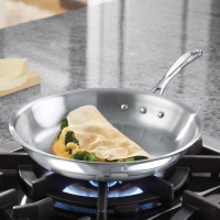 Calphalon Tri-Ply Stainless Steel Omelette Pan: 10 Calphalon Tri-Ply Stainless Steel Omelette Pan: 10