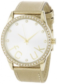 FCUK Women's FC1053GS Leather Strap Rose-Gold-Tone Stainless Steel Watch FCUK Women's FC1053GS Leather Strap Rose-Gold-Tone Stainless Steel Watch