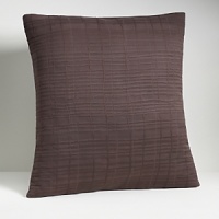 Richly textured, this Euro sham features a classic matelasse weave in a soft hue. Coordinates with Port Stripe Sheets in Plum and Jagged Grid Coverlet in Azuki. Richly textured, this Euro sham features a classic matelasse weave in a soft hue. Coordinates with Port Stripe Sheets in Plum and Jagged Grid Coverlet in Azuki.