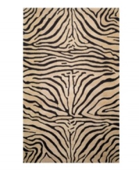 Journey to the savannah. The stunning Seville collection produces a dramatic textural effect and visual undulations by combining hand carving and hooking techniques with color blending and ombre shading. Rich beige and black contrast to produce a striking zebra pattern. Exotic, contemporary chic. Journey to the savannah. The stunning Seville collection produces a dramatic textural effect and visual undulations by combining hand carving and hooking techniques with color blending and ombre shading. Rich beige and black contrast to produce a striking zebra pattern. Exotic, contemporary chic.