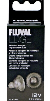Fluval EDGE Shielded Halogen Replacement Bulb, 10 Watts - 2-pack Fluval EDGE Shielded Halogen Replacement Bulb, 10 Watts - 2-pack