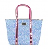 Lilly Pulitzer Kappa Kappa Gamma Skye Blue Sparkle Tote Handbag