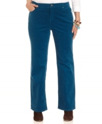 Charter Club's plus size corduroy pants are essentials for your fall/winter wardrobe. Charter Club's plus size corduroy pants are essentials for your fall/winter wardrobe.