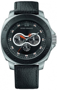 BOSS ORANGE Black Leather Mens Watch 1512672 BOSS ORANGE Black Leather Mens Watch 1512672