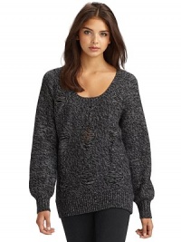 THE LOOKRibbed scoop necklineOversized fitLong sleeves with ribbed cuffsArgyle knit pattern on the frontTHE FITAbout 29 from shoulder to hemTHE MATERIAL70% wool/30% cashmereCARE & ORIGINDry cleanImported THE LOOKRibbed scoop necklineOversized fitLong sleeves with ribbed cuffsArgyle knit pattern on the frontTHE FITAbout 29 from shoulder to hemTHE MATERIAL70% wool/30% cashmereCARE & ORIGINDry cleanImported