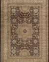 Area Rug 7x9 Rectangle Traditional Brown Color - Momeni Belmont Area Rug from RugPal