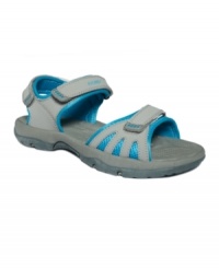 Conquer your summer fun list with the Cooler 2 sandals by Khombu. With their waterproof upper, cushioned footbed and easily adjustable straps, they are ready for whatever you are. Conquer your summer fun list with the Cooler 2 sandals by Khombu. With their waterproof upper, cushioned footbed and easily adjustable straps, they are ready for whatever you are.