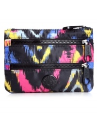 Add some attitude to your everyday accessorizing with this bold Box Pouch from Kipling. A slender statement piece, it easily stows phone, cash, cards and ID, and easily slips inside your favorite handbag. Or carry it as a clutch when you're off on an evening excursion. Add some attitude to your everyday accessorizing with this bold Box Pouch from Kipling. A slender statement piece, it easily stows phone, cash, cards and ID, and easily slips inside your favorite handbag. Or carry it as a clutch when you're off on an evening excursion.
