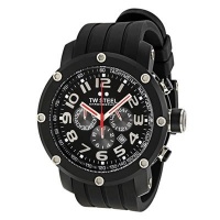 TW Steel Men's TW135 Grandeur Tech Black Rubber Strap Watch TW Steel Men's TW135 Grandeur Tech Black Rubber Strap Watch