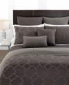 Get on the grid with Hotel Collection's Gridword coverlet, featuring smart quilting in an geometric motif. (Clearance)