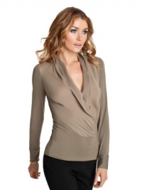 GUESS by Marciano Daria Blouse, SANDALWOOD (MEDIUM) GUESS by Marciano Daria Blouse, SANDALWOOD (MEDIUM)