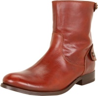FRYE Women's Melissa Button Zip Short Boot,Cognac Soft Vintage Leather,7.5 M US FRYE Women's Melissa Button Zip Short Boot,Cognac Soft Vintage Leather,7.5 M US