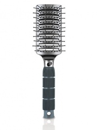 T3 professional-grade brushes are ideal for polishing hair, keeping styles fresh and static-free. Each unique brush packs a plethora of negative ion-releasing Tourmaline particles. Vented design lets air circulate freely through brush. Smoothes and prepares hair prior to styling. 2½ X 10 T3 professional-grade brushes are ideal for polishing hair, keeping styles fresh and static-free. Each unique brush packs a plethora of negative ion-releasing Tourmaline particles. Vented design lets air circulate freely through brush. Smoothes and prepares hair prior to styling. 2½ X 10
