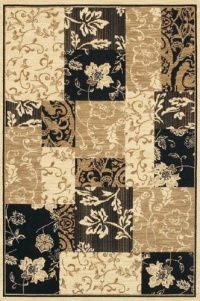 Karastan Sierra Mar Jakarta Batik - Ivory/Black 8' X 10'