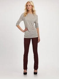 Introduce timeless corduroy into your wardrobe with these rich, high-waist skinnies. THE FITHigh rise, about 8Inseam, about 32THE DETAILSZip flyFive-pocket style76% lyocell/23% cotton/1% elastaneMachine washImportedModel shown is 5'9 (175cm) wearing US size 4. Introduce timeless corduroy into your wardrobe with these rich, high-waist skinnies. THE FITHigh rise, about 8Inseam, about 32THE DETAILSZip flyFive-pocket style76% lyocell/23% cotton/1% elastaneMachine washImportedModel shown is 5'9 (175cm) wearing US size 4.