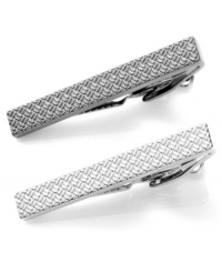 These tie clips from Kenneth Cole New York add the finishing touch to your tailored look. These tie clips from Kenneth Cole New York add the finishing touch to your tailored look.