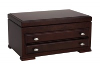 Reed & Barton Hannah Jewelry Chest with Two Draws Reed & Barton Hannah Jewelry Chest with Two Draws