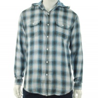 American Rag Washed white (Gray, blue and white) Plaid LS Button Down Shirt American Rag Washed white (Gray, blue and white) Plaid LS Button Down Shirt