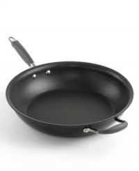 The cookware preferred by professional chefs. Heavy gauge, hard-anodized aluminum exterior heats evenly without hot spots. Interior is coated with DuPont Autograph® advanced inside/outside nonstick – an exclusive reinforced technology that has been intensively restaurant tested for superior durability. Limited lifetime warranty. The cookware preferred by professional chefs. Heavy gauge, hard-anodized aluminum exterior heats evenly without hot spots. Interior is coated with DuPont Autograph® advanced inside/outside nonstick – an exclusive reinforced technology that has been intensively restaurant tested for superior durability. Limited lifetime warranty.