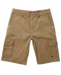 Your warm-weather classic. You can't go wrong with these cargo shorts from Quiksilver. Your warm-weather classic. You can't go wrong with these cargo shorts from Quiksilver.