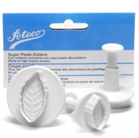 Ateco Set of 3 Sugar Paste Narrow Leaf Cutters