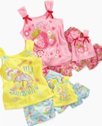 She and her best friend can get tucked in with this comfy matching sleepwear set from Sweet Heart Rose. She and her best friend can get tucked in with this comfy matching sleepwear set from Sweet Heart Rose.