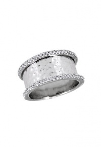 Effy Jewlery Sterling Silver Diamond Ring, .39 TCW Ring size 7