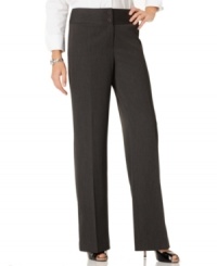 All day comfort and style comes easy in this classic stretch wide-leg pant from Jones New York.