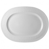 Bernardaud Ecume Oval Platter 17 In Bernardaud Ecume Oval Platter 17 In