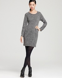 Aqua's terry dress is the ultimate take on effortless chic. Dress up with tights and heels, or team with the season's must-have wedge sneakers for a downtown cool. Aqua's terry dress is the ultimate take on effortless chic. Dress up with tights and heels, or team with the season's must-have wedge sneakers for a downtown cool.
