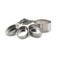 Anolon Advanced Tools Contemporary 4-Piece Measuring Cups Set, Gray Anolon Advanced Tools Contemporary 4-Piece Measuring Cups Set, Gray