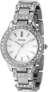 Fossil Women's ES2362 Stainless Steel Bracelet Silver Glitz Analog Dial Watch Fossil Women's ES2362 Stainless Steel Bracelet Silver Glitz Analog Dial Watch