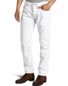 Diesel Men's Braddom Regular-Fit Carrot-Leg White-Wash Jean