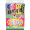 DMC 117F25-PC36 Embroidery Popular Colors Floss Pack, Assorted Color, 8.7-Yard, 36/Pack