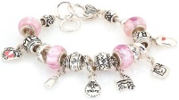 Royal Diamond Designer Style Mom Fashion Designer Baby Mother Charm Light Pink Bracelet Royal Diamond Designer Style Mom Fashion Designer Baby Mother Charm Light Pink Bracelet