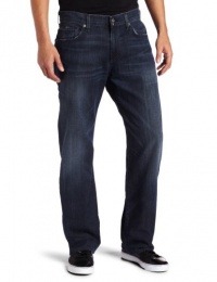 7 For All Mankind Men's Austyn Relaxed Straight Leg Jean in Rivington Street 7 For All Mankind Men's Austyn Relaxed Straight Leg Jean in Rivington Street