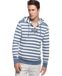 This nautical-inspired hoodie from INC International Concepts is full of see-worthy style. This nautical-inspired hoodie from INC International Concepts is full of see-worthy style.