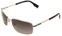 BOSS by Hugo Boss Men's B0425PS Polarized Rectangle Sunglasses,Palladium Frame/Gray Lens,One Size BOSS by Hugo Boss Men's B0425PS Polarized Rectangle Sunglasses,Palladium Frame/Gray Lens,One Size