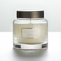 This indulgent Illume scented candle comes in ten splendid scents. Enjoy one (or all!) in pure luxury.Mediterranean - Coconut water and sea salt co-mingle with refreshing notes of bamboo, sea grass, vetiver, orange flower and fig.Thai Lily - Exotic notes of Bali mango, blood orange and white nectarine blend with Brazilian teak and Aziatic lily and a hint of tropical musk Tangerine Teakwood - Effervescent tangerine zest combines with sugar, teak and a touch of vanillaGardenia - This romantic floral is a true classicPineapple Cilantro - A bold combination of juicy pineapple and fresh cilantroOceano - Light leafy greens and summer fruits combine with hints of heady jasmine and white muskLemongrass - A refreshing blend of lemongrass, exotic verbena and white teaCoconut Milk Mango - A tropical fusion of mango and coconut milkStar Jasmine - A soft bouquet of star jasmine, wild rose, cyclamen blossoms and a hint of coconutTahitian - A sophisticated combination of grapefruit and cassis with undertones of cedar and musk This indulgent Illume scented candle comes in ten splendid scents. Enjoy one (or all!) in pure luxury.Mediterranean - Coconut water and sea salt co-mingle with refreshing notes of bamboo, sea grass, vetiver, orange flower and fig.Thai Lily - Exotic notes of Bali mango, blood orange and white nectarine blend with Brazilian teak and Aziatic lily and a hint of tropical musk Tangerine Teakwood - Effervescent tangerine zest combines with sugar, teak and a touch of vanillaGardenia - This romantic floral is a true classicPineapple Cilantro - A bold combination of juicy pineapple and fresh cilantroOceano - Light leafy greens and summer fruits combine with hints of heady jasmine and white muskLemongrass - A refreshing blend of lemongrass, exotic verbena and white teaCoconut Milk Mango - A tropical fusion of mango and coconut milkStar Jasmine - A soft bouquet of star jasmine, wild rose, cyclamen blossoms and a hint of coconutTahitian - A sophisticated combination of grapefruit and cassis with undertones of cedar and musk